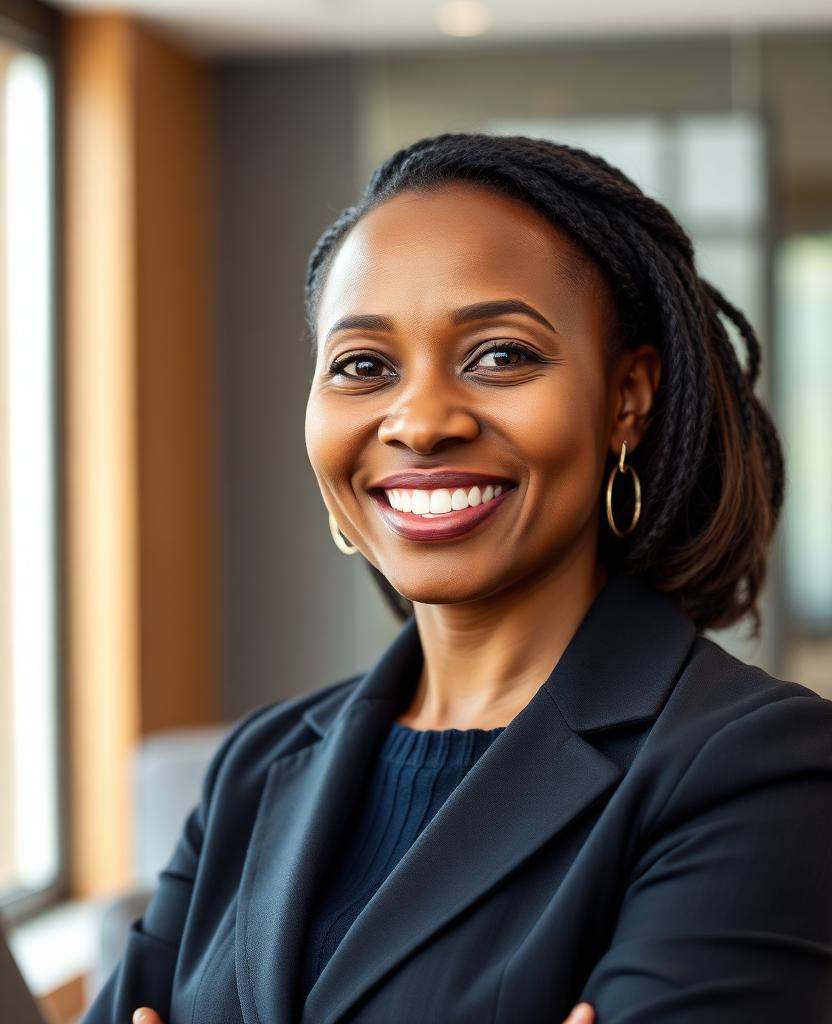 Portrait of Dr. Adaeze Nwosu, Founder & Managing Partner at Talentivus